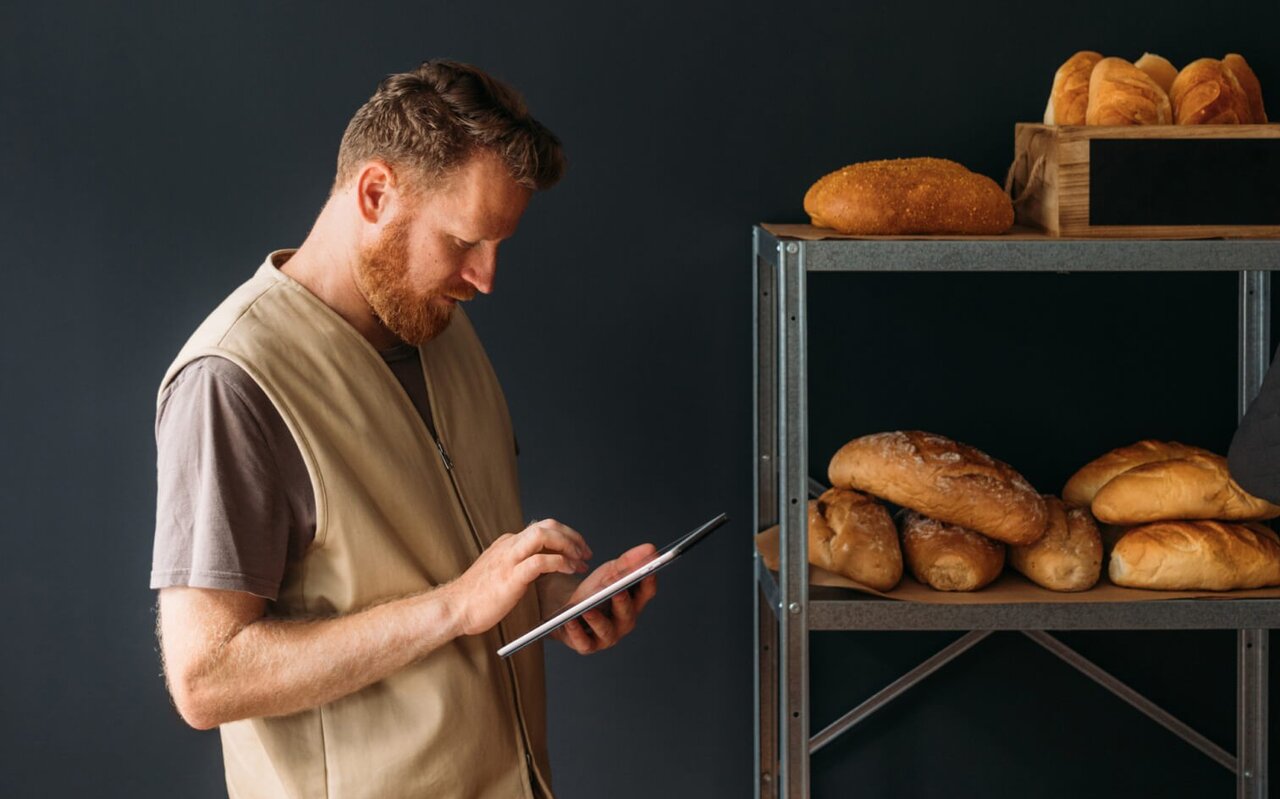 Bestandsaufnahme in Bäckerei